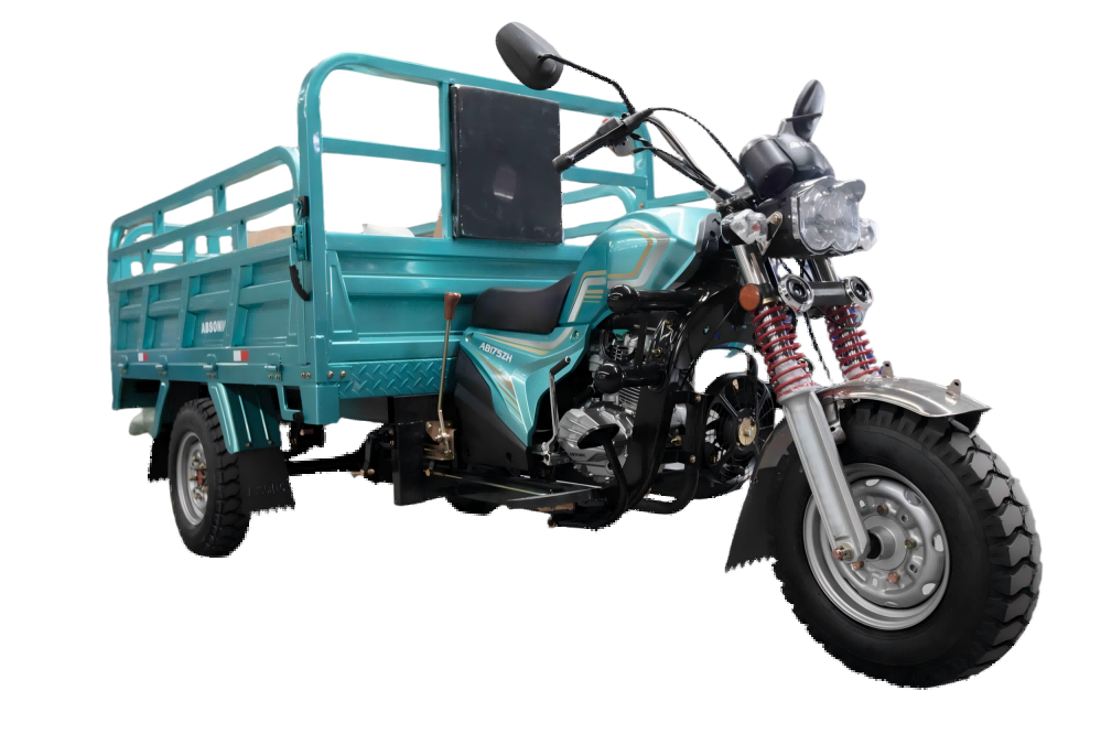 gasoline powered motor cargo tricycle