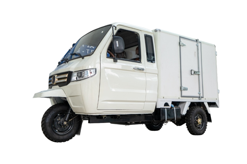 250cc gasoline motor tricycle with container